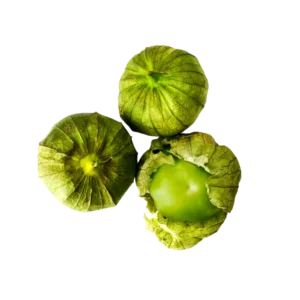 Tomatillo con cáscara