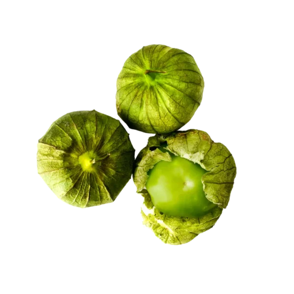 Tomatillo con cáscara